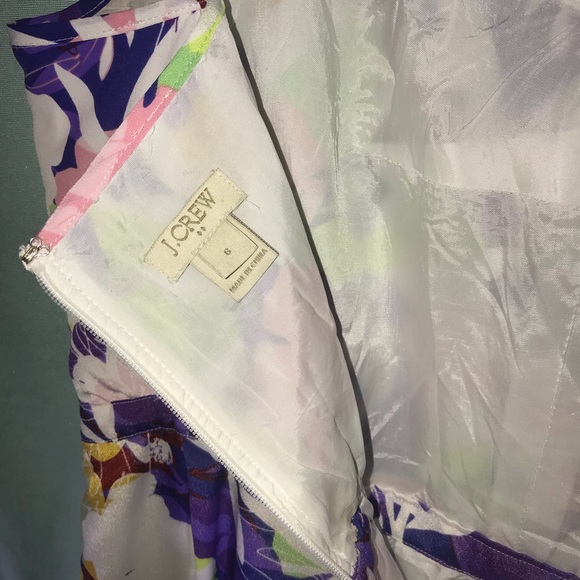 J. Crew | Purple Floral Dress - Picture 3 of 8